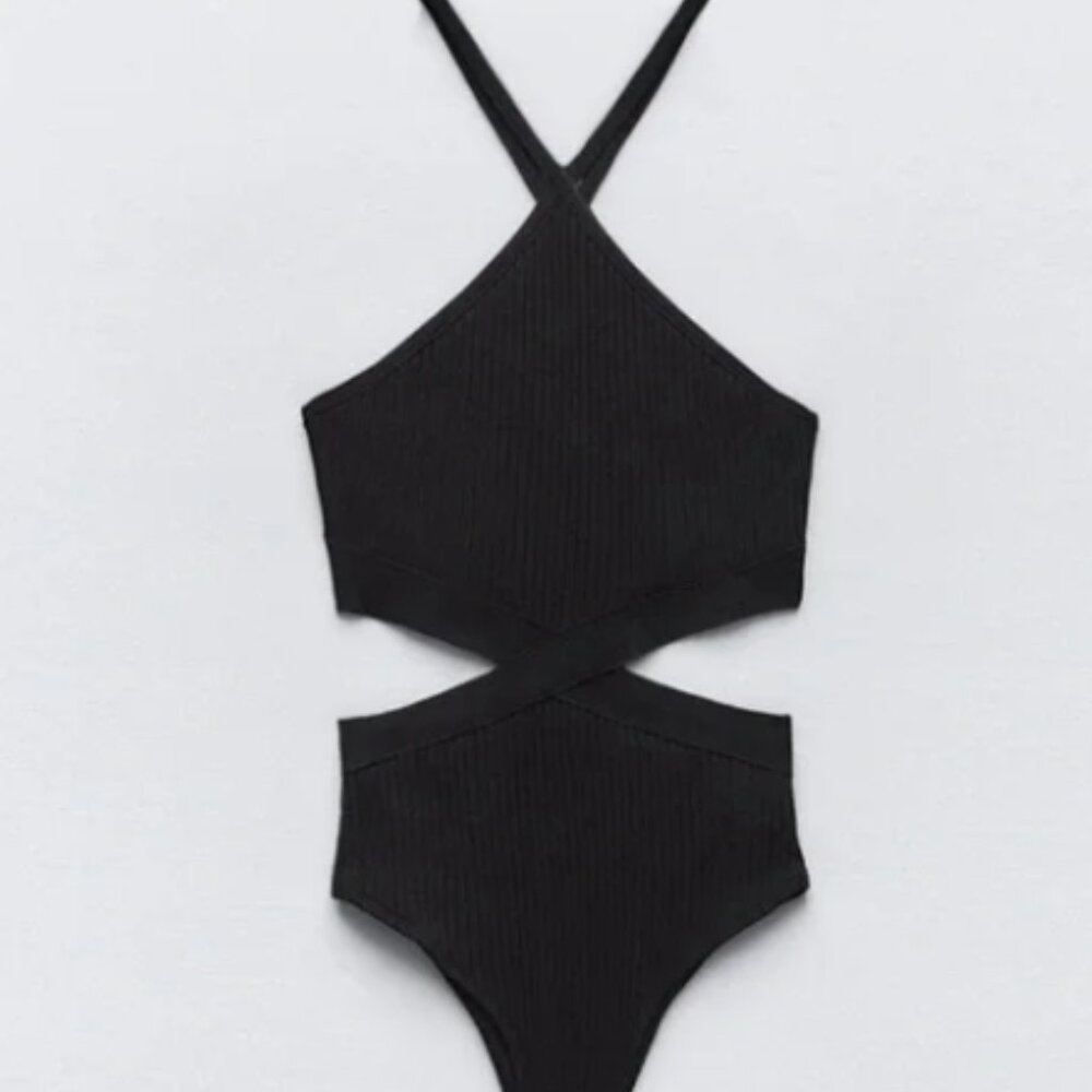 ZARA Halter Bodysuit